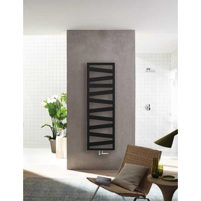 Zehnder Ribbon handdoekradiator 126.6x50cm 509watt Staal Wit glans