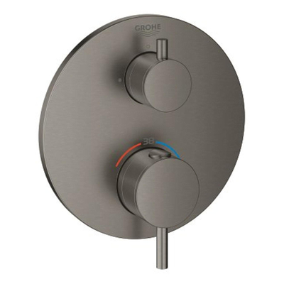 GROHE Atrio inbouw mengkraan thermostatisch zonder omstel hard graphite geborsteld