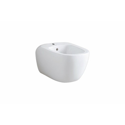 Geberit Citterio wandbidet met overloop met keratect wit