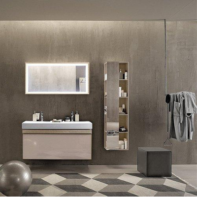 Geberit Citterio onderbouwkast 118.4x55.4x50.4cm met 1 lade beige/taupe