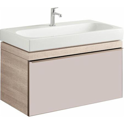 Geberit Citterio onderbouwkast 88.4x55.4x50.4cm met 1 lade beige/taupe