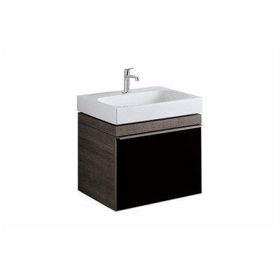 Geberit Citterio onderbouwkast 58.4x55.4x50.4cm met 1 lade grijs/zwart