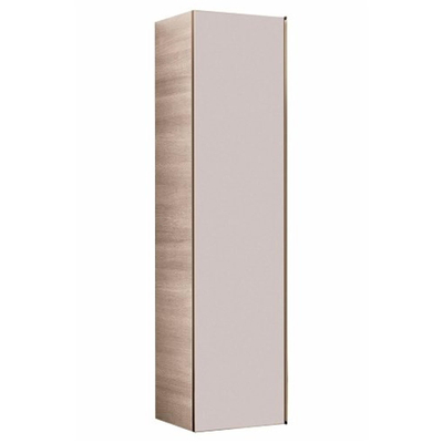 Geberit Citterio hoge kast met 1 deur 160x40x37.1cm links/rechts beige/taupe