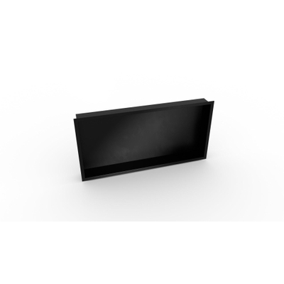 Royal plaza Algunos inbouwnis 30x60x7cm met flens mat zwart