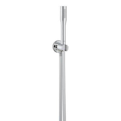 GROHE Euphoria Cosmopolitan Stick Handdoucheset - 1 straalsoort - met houder - met wandaansluitbocht - gladde slang - 150cm - chroom