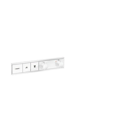 Hansgrohe RainSelect afbouwdeel voor inbouw douchekraan thermostatisch voor 2 functies 45.6x90cm mat wit