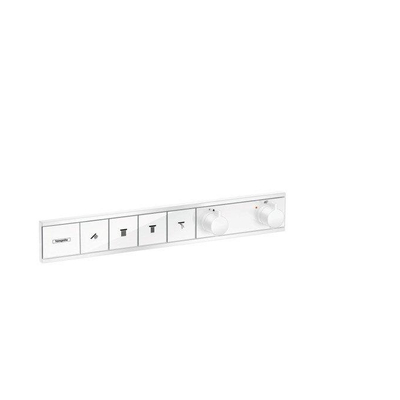 Hansgrohe RainSelect afbouwdeel voor inbouw douchekraan thermostatisch voor 4 functies 59.8x90cm mat wit