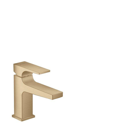 Hansgrohe Metropol mengkraan met clickwaste brushed bronze