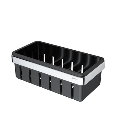 Geesa Frame Douchemand 21cm Zwart / Chroom