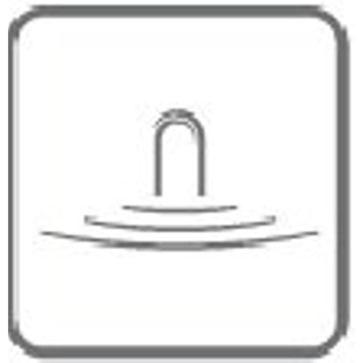 Villeroy & Boch Collaro watertoevoer, geïntegreerd in overloop chroom