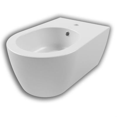 Royal plaza Novia wandbidet met overloop 1 kraangat wit