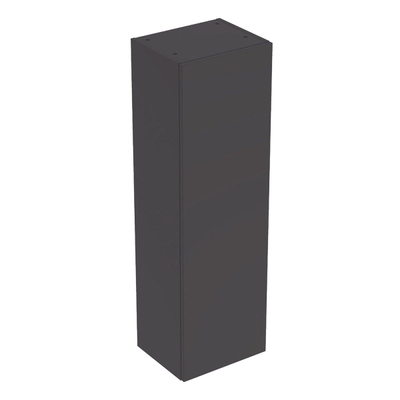 Geberit Smyle Square halfhoge kast 1 deur 118x36cm links/rechts lava mat