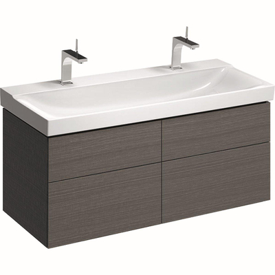 Geberit Xeno2 wastafelonderkast 4 lades 117,4x46,2cm scultura grijs