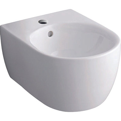 Geberit iCon wandbidet 35.5x54x23.5cm gesloten vorm met overloop keraTect wit glans