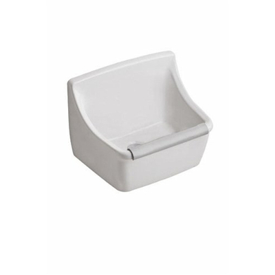 Geberit 300 Basic Norma uitstortgootsteen met stootrand 35x45x35cm wit
