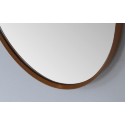 Royal plaza Intent spiegel rechthoekig ronde hoeken 80x60 mat goud