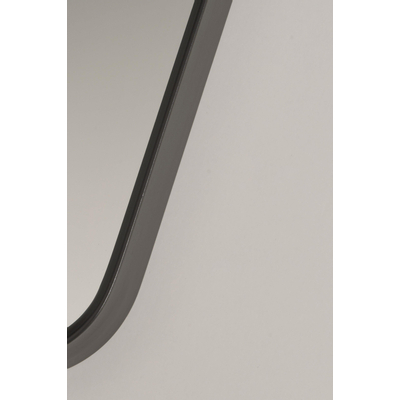 Royal plaza Intent spiegel ovaal met lijst 90x38cm mat zwart