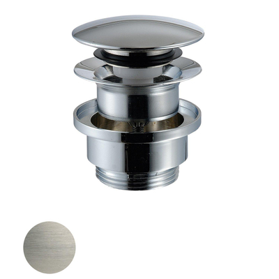 Royal plaza Thetis pop up wastafelplug 1 1/4" geborsteld 01