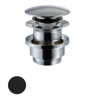 Royal plaza Thetis pop up wastafelplug 1 1/4" mat zwart