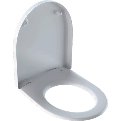 Geberit Icon wc-zitting met softclose en quickrelease en topfix Duroplast Wit