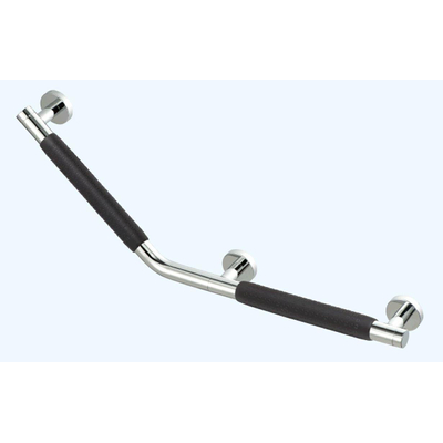 Geesa Comfort & Safety Wandbeugel 135° - Links Chroom (inclusief antislip handvatten)