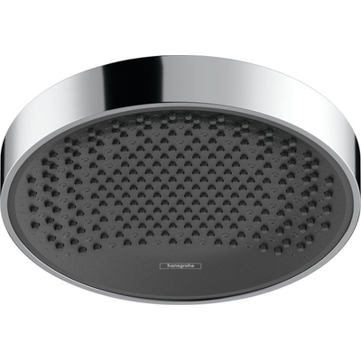 Hansgrohe Rainfinity hoofddouche rond 25cm met plafondarm mat zwart