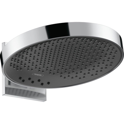 Hansgrohe Rainfinity hoofddouche wand rond 36cm 3 standen mat zwart