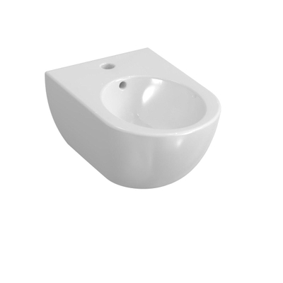 Royal plaza Novia wandbidet met overloop 1 kraangat wit