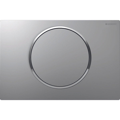 Geberit Sigma10 bedieningsplaat - 2-toets spoeling - ronde knop - matchr./gl.chr./matchr.