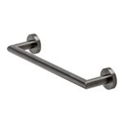 Geesa Nemox Badgreep 30cm Zwart metaal geborsteld