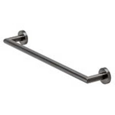 Geesa Nemox Handdoekrek 49.9cm Zwart metaal geborsteld