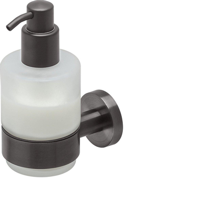 Geesa Nemox Zeepdispenser 200 ml Zwart metaal geborsteld