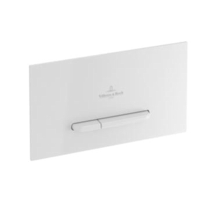 Villeroy & Boch Viconnect bedieningsplaat E300 DF frontbediend 25.3x14.5cm kunststof chroom edelmat