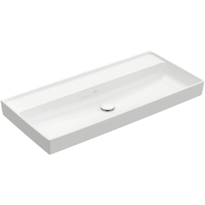 Villeroy & Boch Collaro meubelwastafel 100x47cm zonder overloop zonder kraangaten wit
