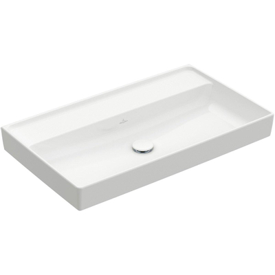 Villeroy & Boch Collaro meubelwastafel 80x47cm zonder overloop zonder kraangat wit