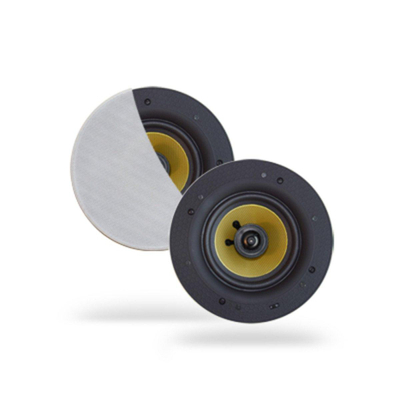 Aquasound Rumba rumba speakerset - 45w (0 - 5" tweeter) - zwart - rond 120 mm - diepte 55 mm - randloos - ipx4