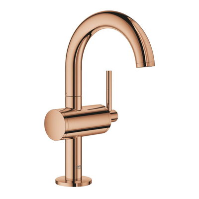 GROHE Atrio Wastafelkraan Opbouw - uitloop 12.5cm - M-size - push open - warm sunset