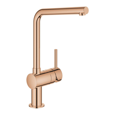 GROHE Minta Keukenkraan - hoog - l uitloop - warm sunset glans