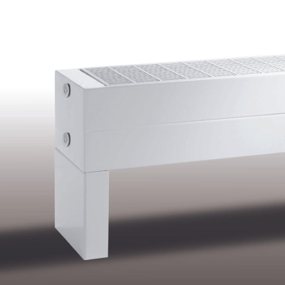 Vasco Primula P2 plintradiator hoogte 140mm 1600x130mm 1414 watt wit