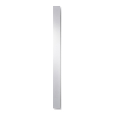 Vasco Beams radiator 150x2000mm as=0066 734w RAL9005 zwart + handdoekbeugel square tbv alu radiatoren wit structuur SHOWROOMMODEL