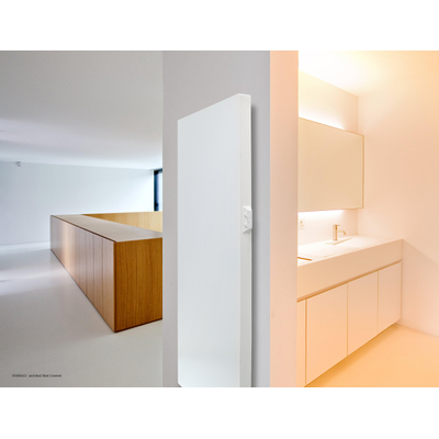 Vasco E-PANEL elektrische Design radiator 60x80cm 1000watt Staal Grijs aluminium