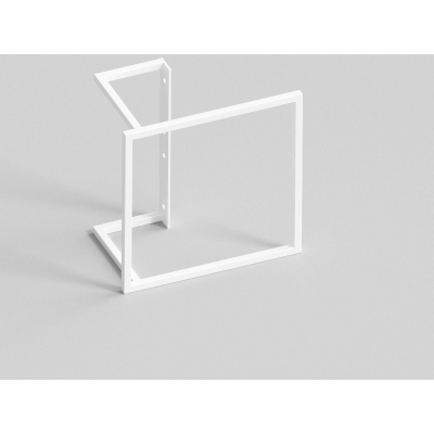 Vasco Niva S handdoekbeugel Square tbv Niva S wit structuur