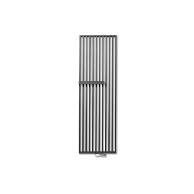 Vasco Arche plus designradiator met handdoekbeugel links 1800x570mm 1273 watt aansluiting 1188 warmgrijs (N506)