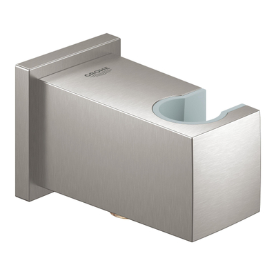 GROHE Euphoria Cube wandaansluitbocht met wandhouder supersteel