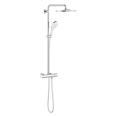 GROHE Rainshower SmartActive Regendoucheset Opbouw - hoofddouche 31cm - handdouche rond - moon white