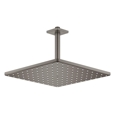 GROHE Rainshower Mono 310 Cube Hoofddouche - 31x31cm - 1 straalsoort - plafondarm 14.2cm - geborsteld hard graphite