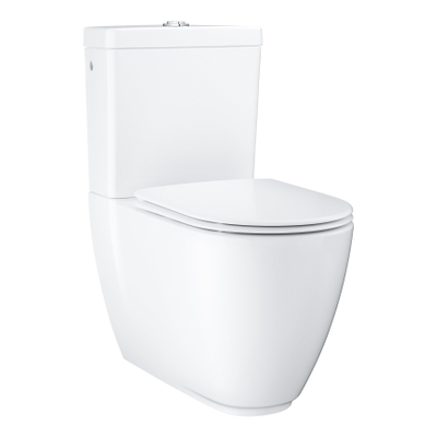 GROHE Essence duoblokpot diepspoel spoelrandloos vario 36x66.7cm 3/4.5L wit