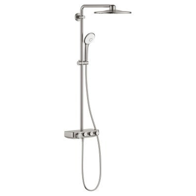 GROHE Euphoria SmartControl Regendoucheset hoofddouche 31cm - hannddouche rond - supersteel