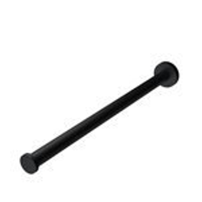 Geesa Nemox Handdoekrek 1 arm Zwart