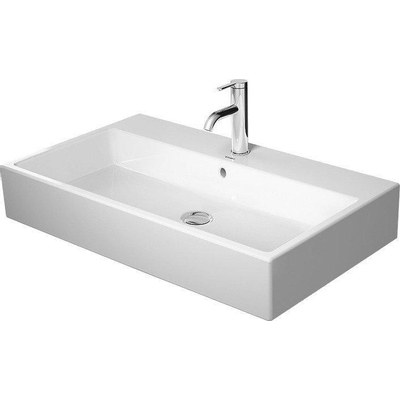 Duravit Vero Air Wastafel - 80x47cm - zonder kraangat - zonder overloop - geslepen - wondergliss - wit